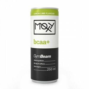 GymBeam Moxy bcaa+ Energy Drink lemon lime 250 ml obraz