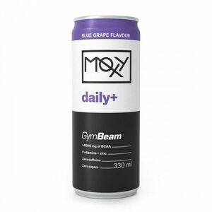 GymBeam Moxy daily+ Energy Drink blue grape 330 ml obraz