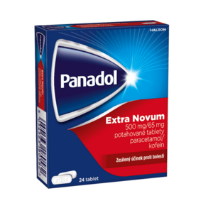 Panadol Extra Novum 500 mg/65 mg 24 tablet obraz