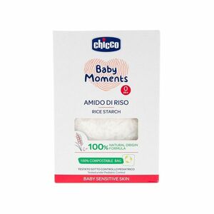 Chicco Dětský škrob do koupele Baby Moments Sensitive 250 g obraz