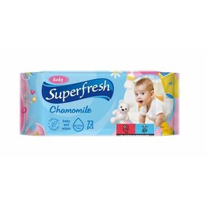SuperFresh Vlhčené ubrousky pro miminka a maminky 72 ks obraz