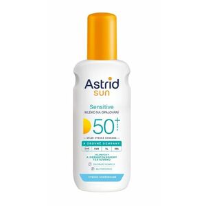 Astrid SUN Sensitive Mléko na opalování SPF50+ sprej 150 ml obraz
