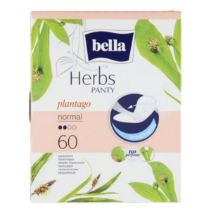 Bella Herbs Plantago Normal slipové vložky 60 ks obraz