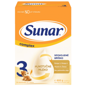 Sunar Complex 3 batolecí mléko 600 g obraz