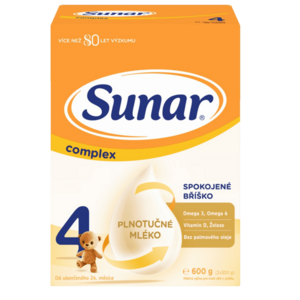 Sunar Complex 4 batolecí mléko 600 g obraz
