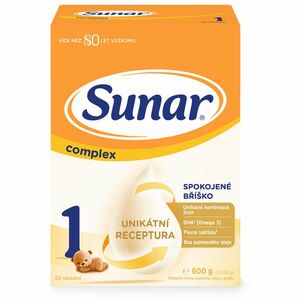 SUNAR Complex 1 počáteční kojenecké mléko 600 g obraz