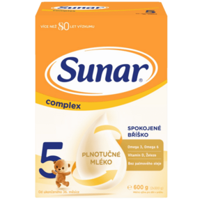 Sunar Complex 5 dětské mléko 600 g obraz