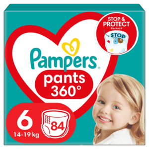 PAMPERS Active Baby Pants Kalhotkové plenky vel. 6, 14-19 kg, 84 ks obraz