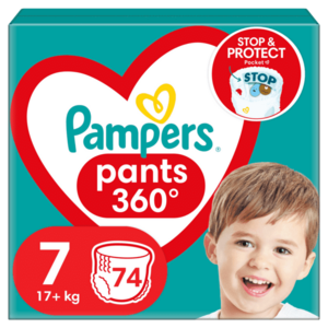 Pampers Active Baby Pants Kalhotkové plenky vel. 7, 17+ kg, 74 ks obraz