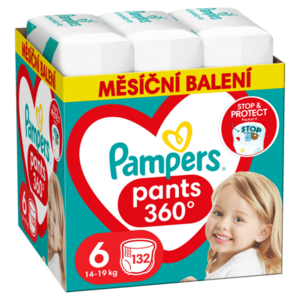 Pampers Active Baby Pants Kalhotkové plenky vel. 6, 14-19 kg, 132 ks obraz
