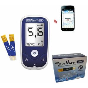 Celimed Glukometr SD Gluco Navii NFC + 50 proužky obraz
