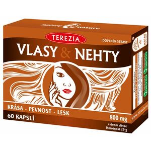 Terezia Vlasy&Nehty 60 kapslí obraz
