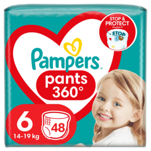 Pampers Active Baby Pants Kalhotkové plenky vel. 6, 14-19 kg, 48 ks obraz