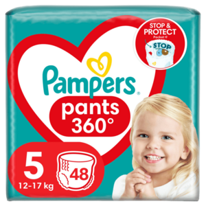 PAMPERS Active Baby Pants Kalhotkové plenky vel. 5, 12-17 kg, 48 ks obraz