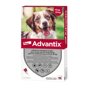 Advantix pro psy spot-on 10-25 kg 2.5 ml obraz