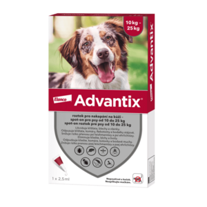 ADVANTIX pro psy spot-on 10-25 kg 2.5 ml obraz