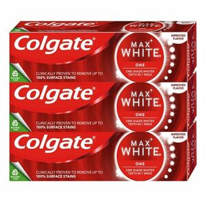 Colgate Max White One Sensational Mint Zubní pasta 3 x 75 ml obraz