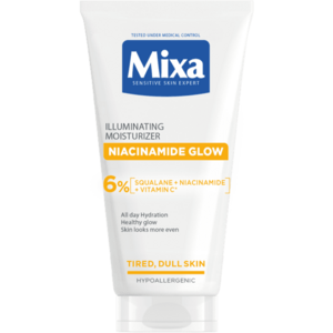 Mixa Niacinamide Glow Rozjasňující krém poskytující až 24H hydratace 50 ml obraz