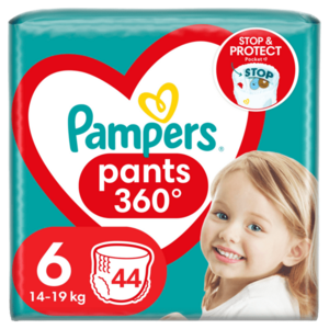 Pampers Active Baby Pants Kalhotkové plenky vel. 6, 14-19 kg, 44 ks obraz