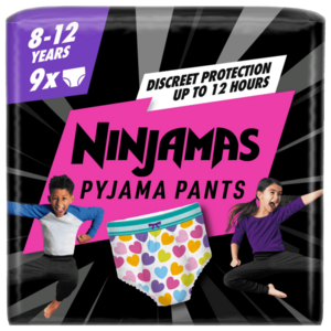 NINJAMAS Pyjama Pants Srdíčka 9 ks obraz