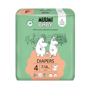 MUUMI BABY 4 Maxi 7–14 kg eko pleny 46 ks obraz