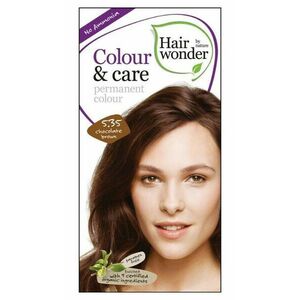 Hairwonder Přírodní dlouhotrvající barva čokoládově hnědá 5.35, 100 ml obraz