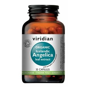 Viridian Icelandic Angelica Organic (Andělika lékařská Bio) 30 kapslí obraz