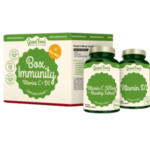 GreenFood Nutrition Box Immunity + Pillbox 2 x 60 kapslí obraz