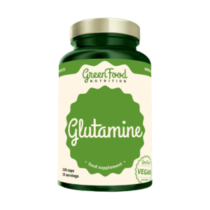 GreenFood Nutrition Glutamin 120 kapslí obraz