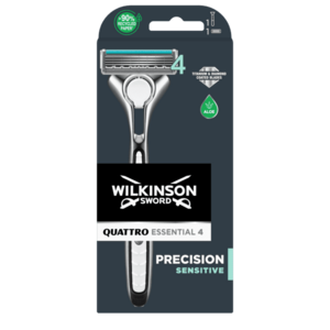 Wilkinson Sword Sword Quattro Essential Precision Sensitive - holicí strojek + 1 náhradní hlavice obraz