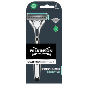 WILKINSON SWORD Sword Quattro Essential Precision Sensitive - holicí strojek + 1 náhradní hlavice obraz