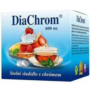 DiaChrom nízkokalorické sladidlo 600 tablet 600 ks obraz