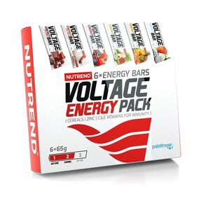 Nutrend Voltage energy bar mix příchutí 6 x 65 g obraz