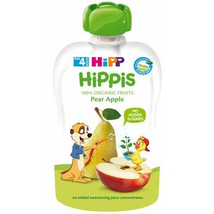 HiPP BIO Hippis 100% ovoce Hruška-Jablko 100 g obraz