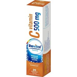 Revital C vitamin 500 mg Pomeranč 20 šumivých tablet obraz