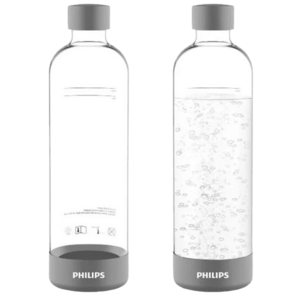 Philips karbonizační láhev pro výrobník sody ADD911GR/10 šedá 1 l, 2 ks obraz