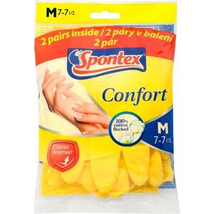 Spontex Confort rukavice vel. M, 2 páry 2 x 2 ks obraz