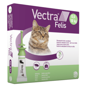 VECTRA Felis spot-on pro kočky (0, 6-10 kg), 3 pipety obraz