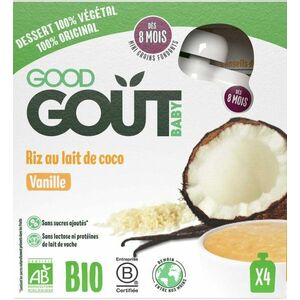 Good Goût BIO Rýžový dezert s kokosovým nápojem a vanilkou 4 x 85 g obraz