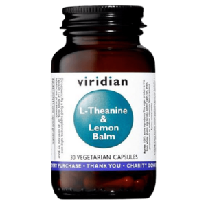 Viridian L-Theanine & Lemon Balm 30 kapslí obraz
