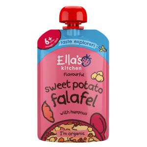 ELLA'S KITCHEN BIO Falafel ze sladkých brambor s cizrnou 100 g obraz