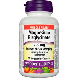 Webber Naturals Hořčík bisglycinát 200 mg 60 kapslí obraz