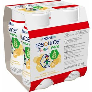 Resource Junior Fibre perorální roztok Vanilka 4 x 200 ml obraz