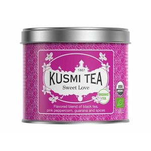 Kusmi Tea Organic Sweet Love sypaný čaj v plechovce 100 g obraz