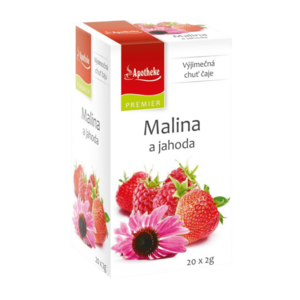 Apotheke Malina + Jahoda s echinaceou čaj 20 x 2 g obraz
