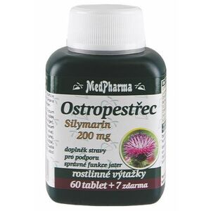 MedPharma Ostropestřec (Silymarin 200 mg) 67 tablet obraz