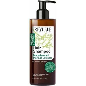 Revuele Vegan & BIO šampon s výtažky z makadamie a moringy 400 ml obraz