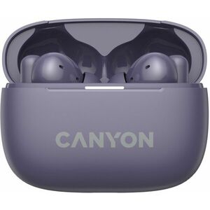 Canyon OnGo 10 ANC, TWS-10 ANC+ENC sluchátka s mikrofonem, fialová obraz