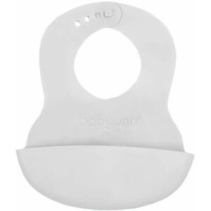 BabyOno Bryndák měkký plastový s kapsou bez BPA grey 6m+ obraz
