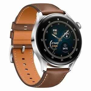 Huawei Watch 3 Brown Leather chytré hodinky obraz